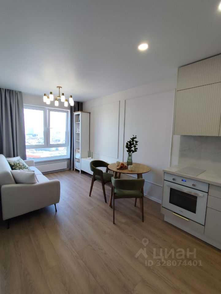 1-комнатная квартира, 32,5 м²