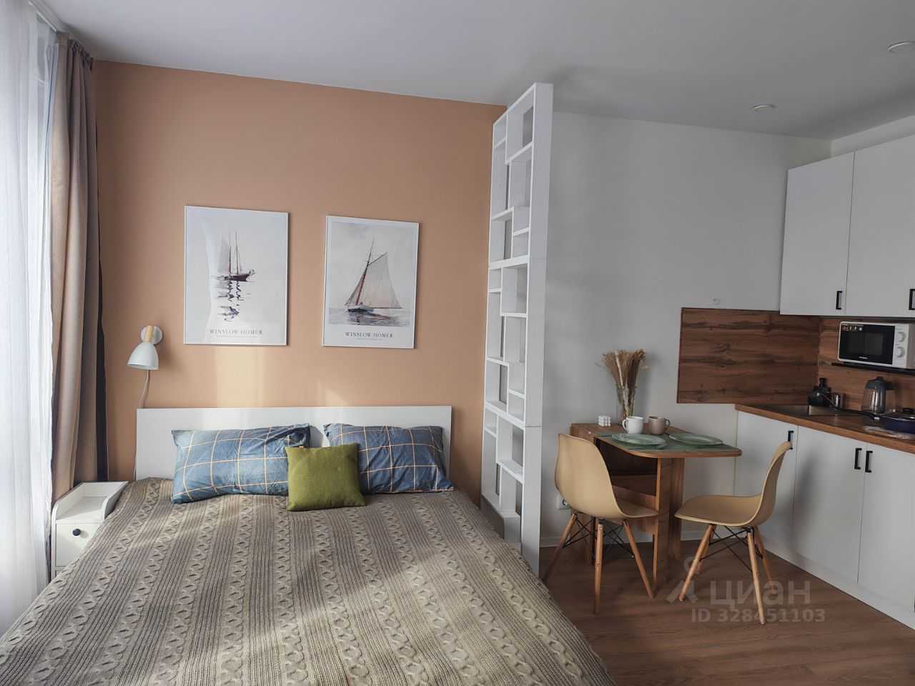 1-комнатная квартира, 26 м² — фотография 2