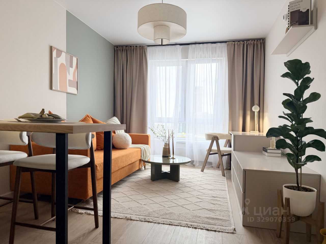2-комнатная квартира, 37 м² — фотография 3