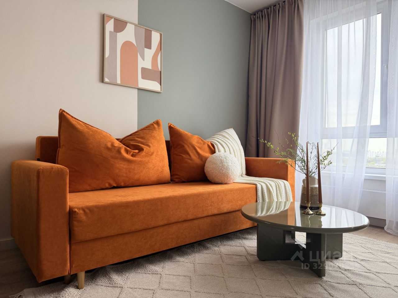 2-комнатная квартира, 37 м²