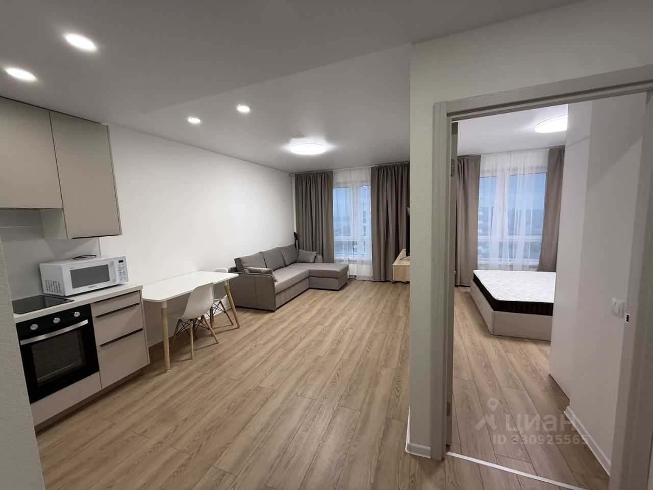 1-комнатная квартира, 36 м²