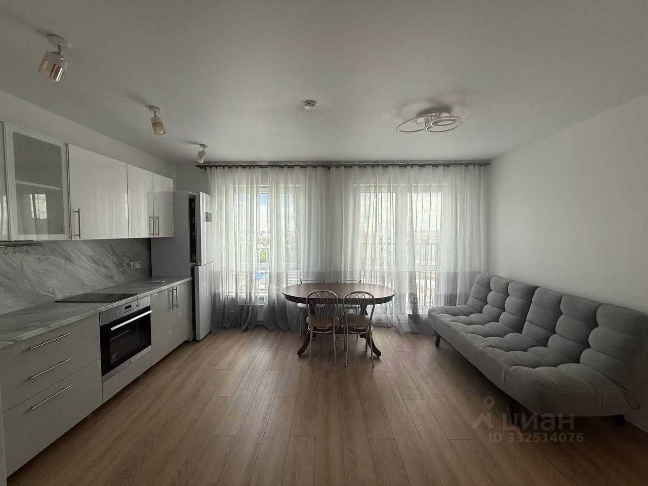 2-комнатная квартира, 53,8 м² — фотография 2