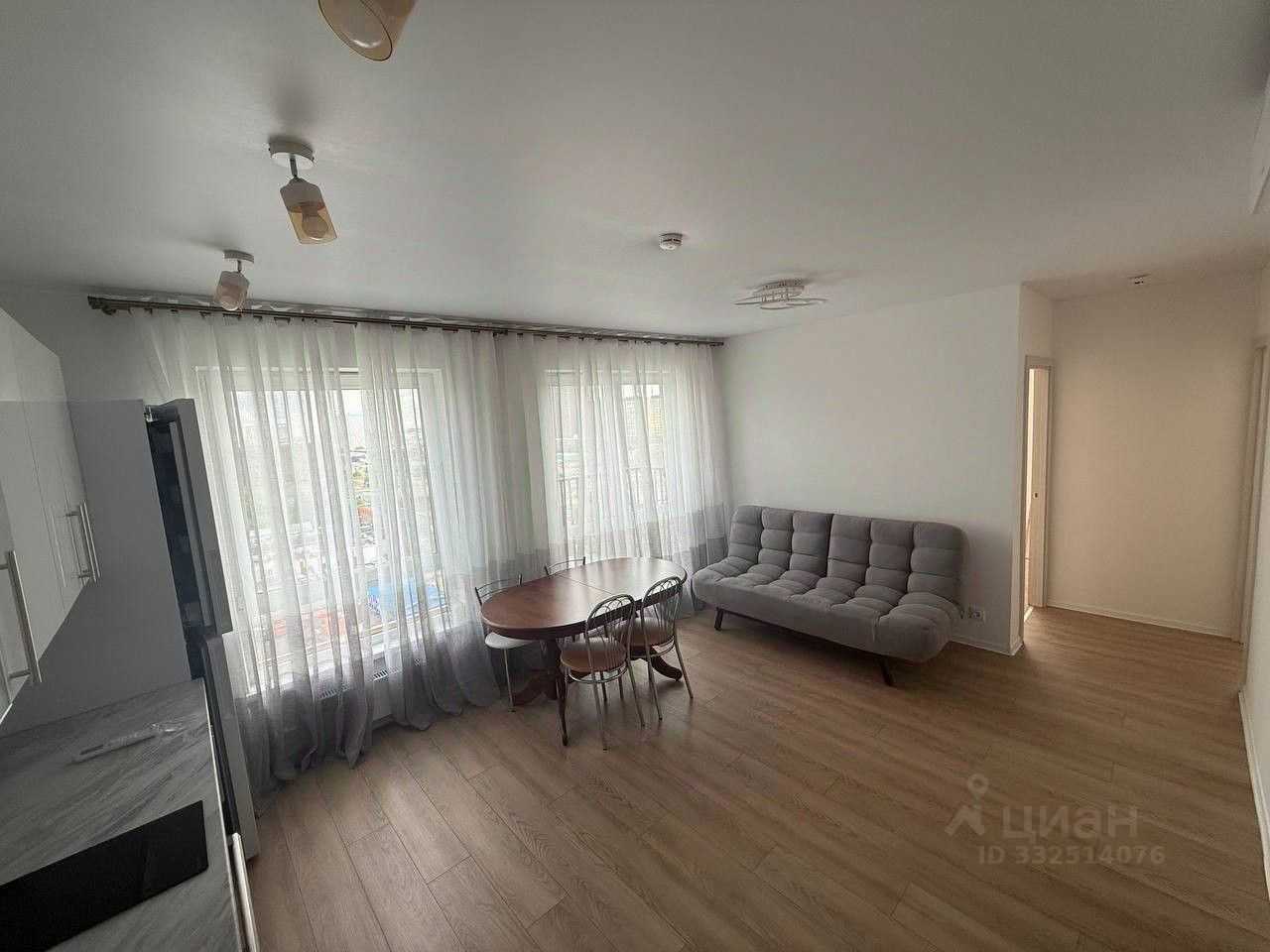 2-комнатная квартира, 53,8 м² — фотография 3