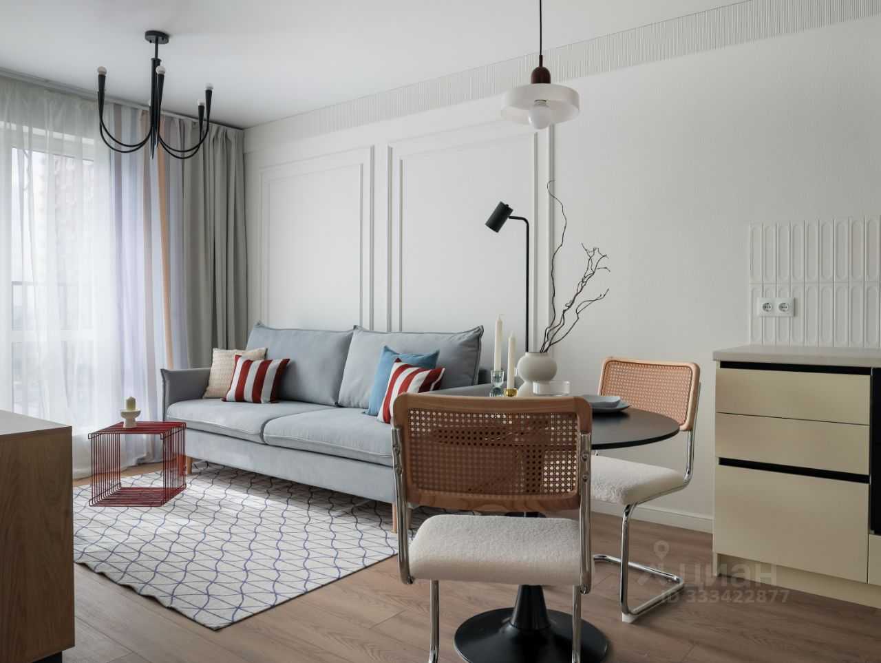 1-комнатная квартира, 35,3 м²