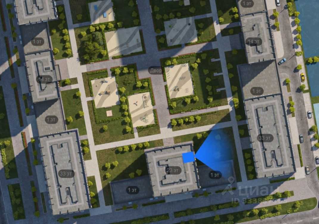 1-комнатная квартира, 32,2 м² — фотография 2