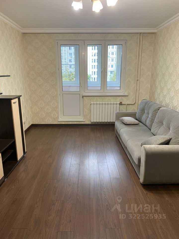 1-комнатная квартира, 35 м²