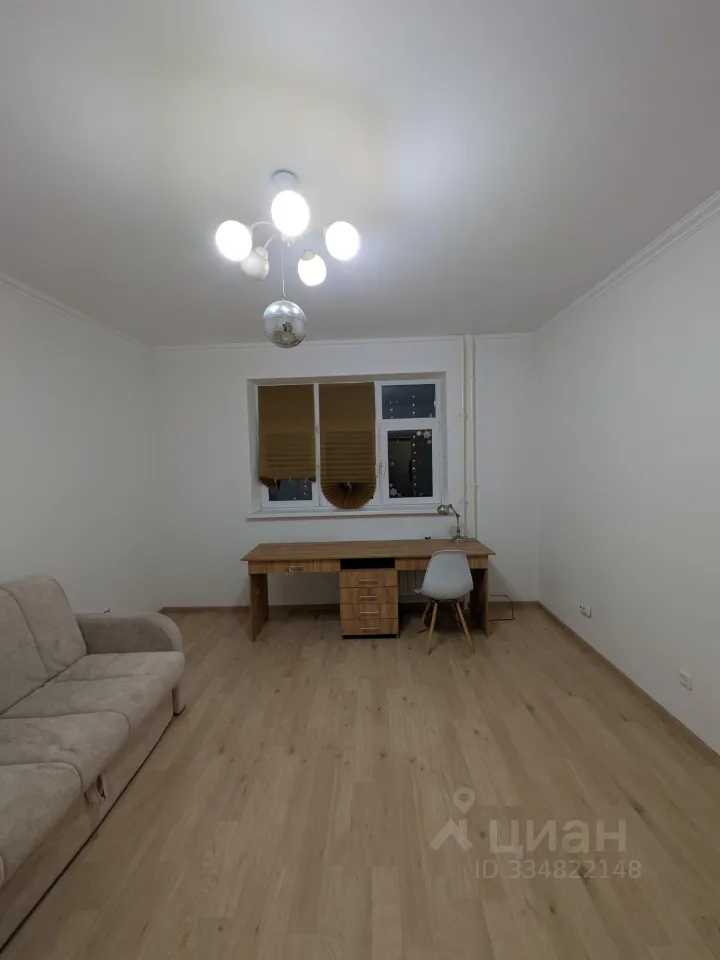 1-комнатная квартира, 37,5 м²