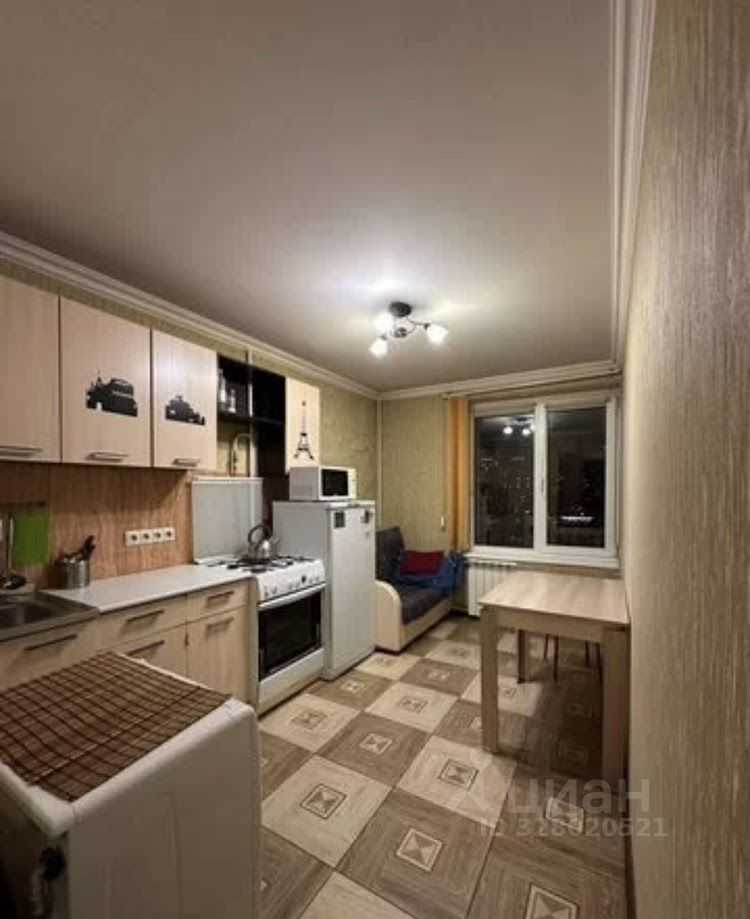 1-комнатная квартира, 37 м²