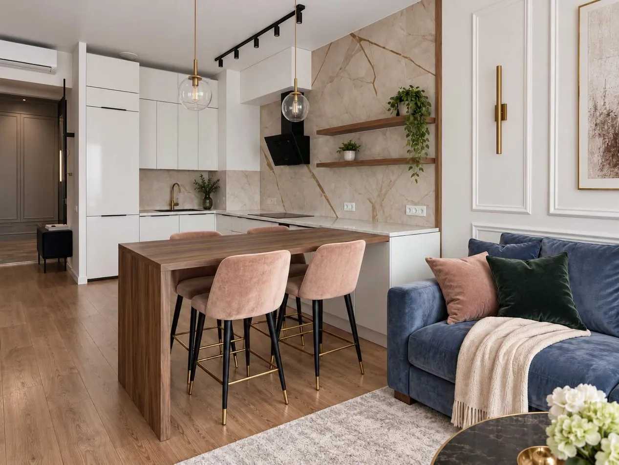1-комнатная квартира, 45 м²