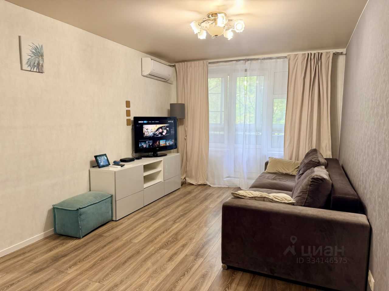 3-комнатная квартира, 55 м²