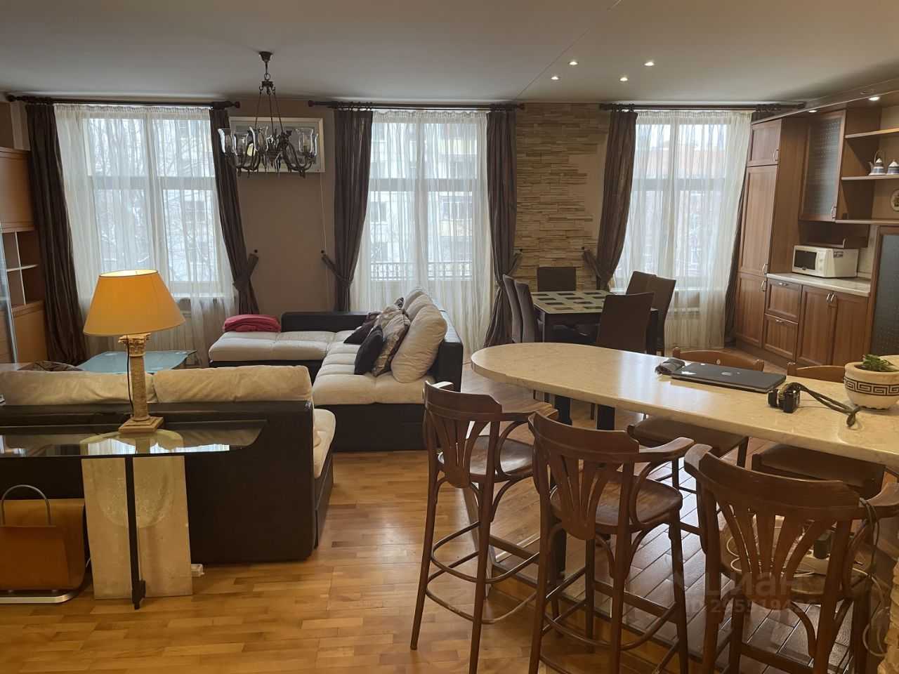 3-комнатная квартира, 105 м²