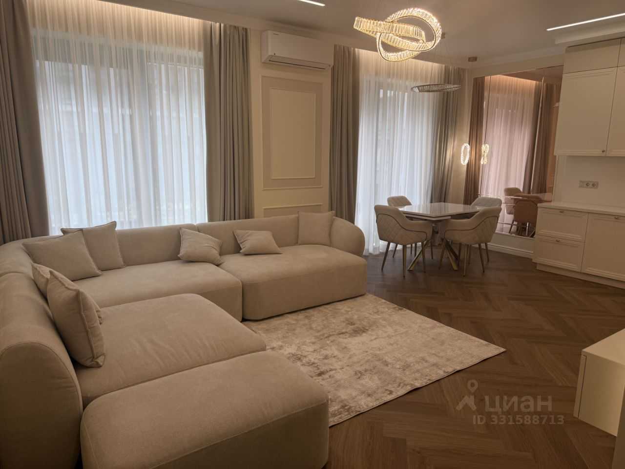 3-комнатная квартира, 92 м²