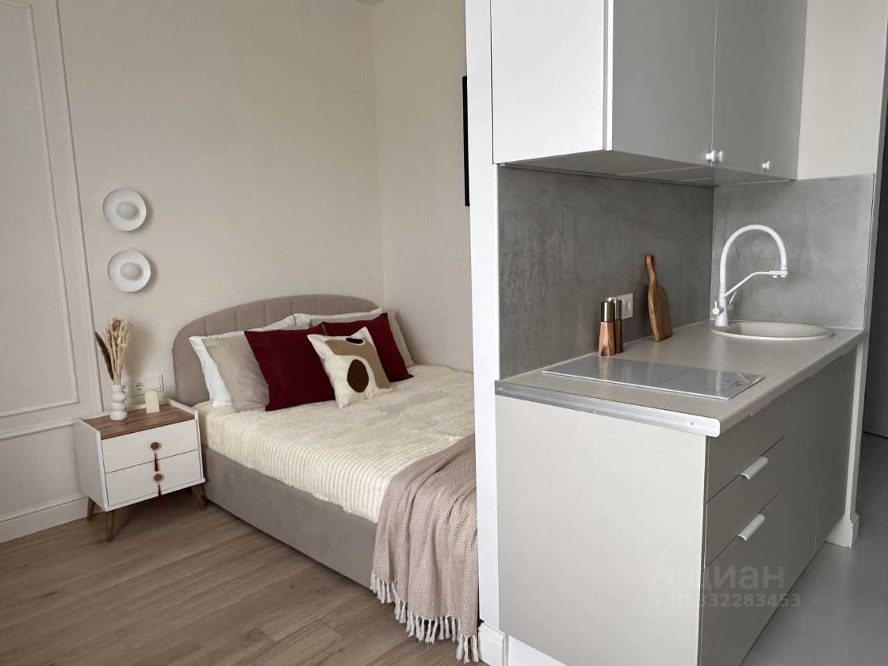 1-комнатная квартира, 27 м² — фотография 2