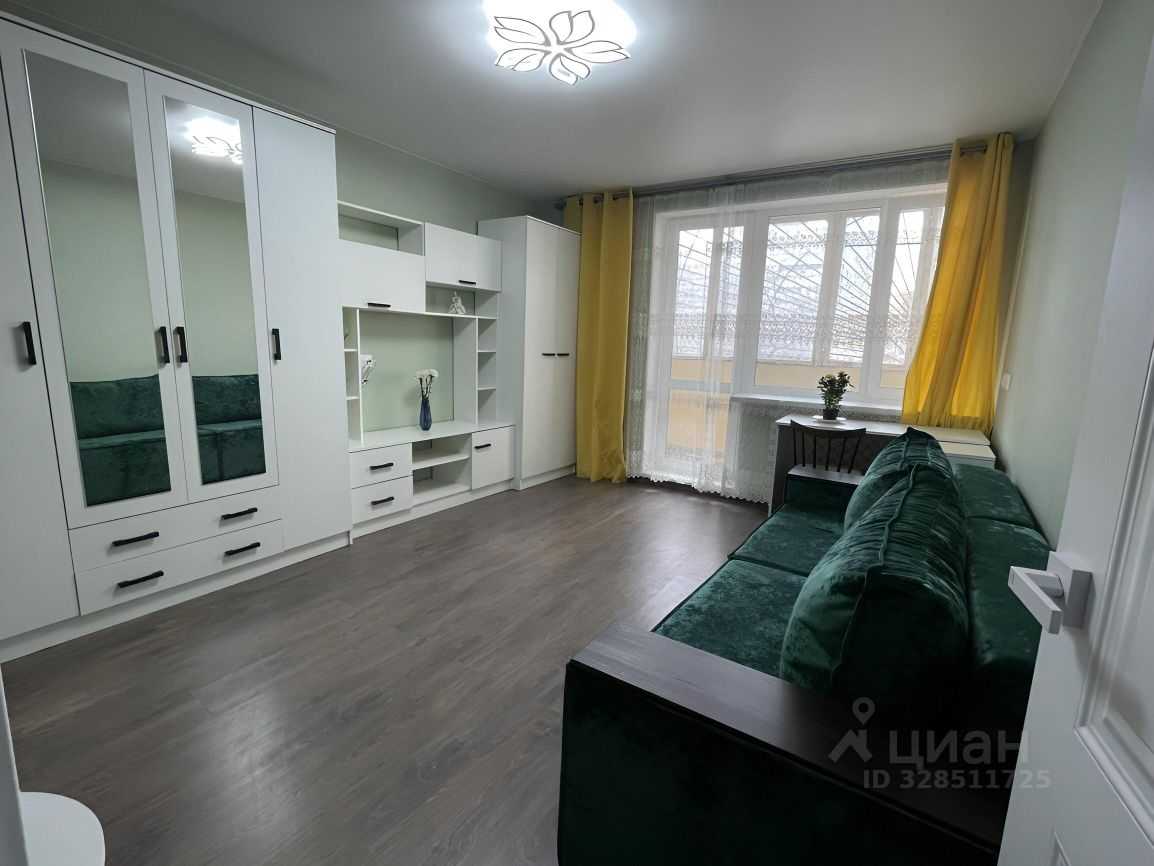 1-комнатная квартира, 34,4 м²