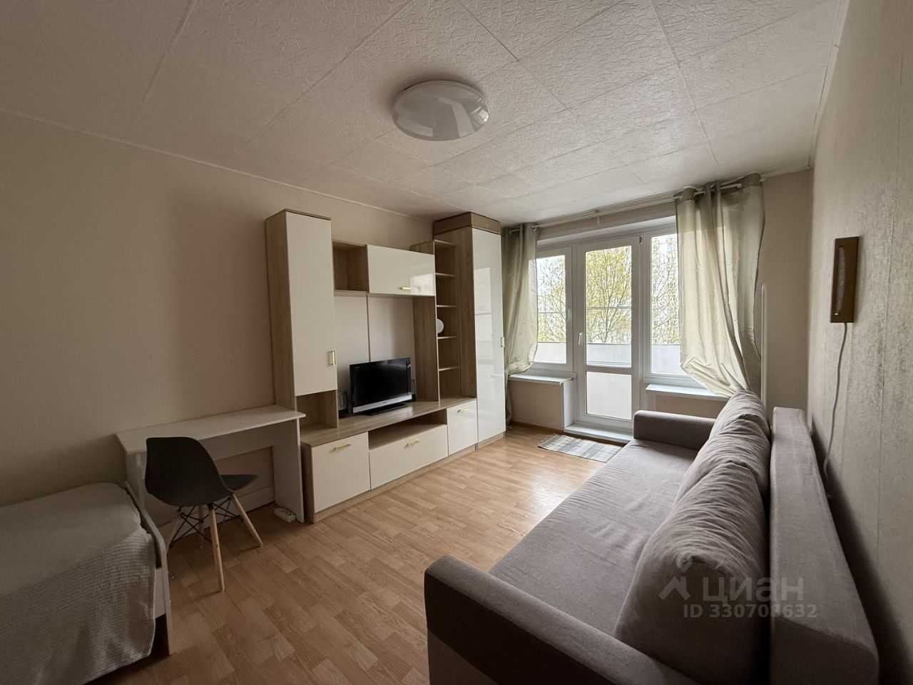 1-комнатная квартира, 32 м² — фотография 3