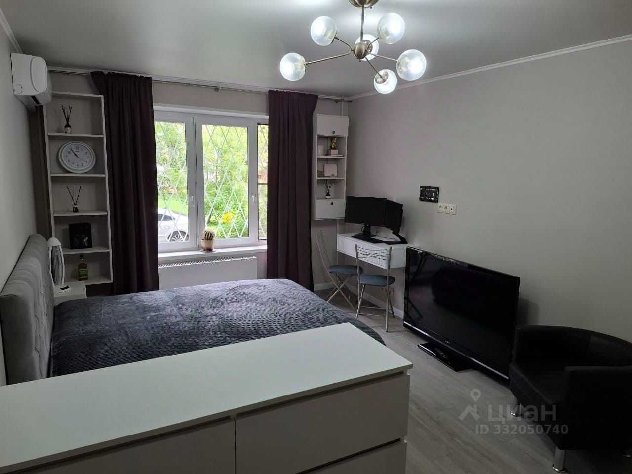 1-комнатная квартира, 35 м²