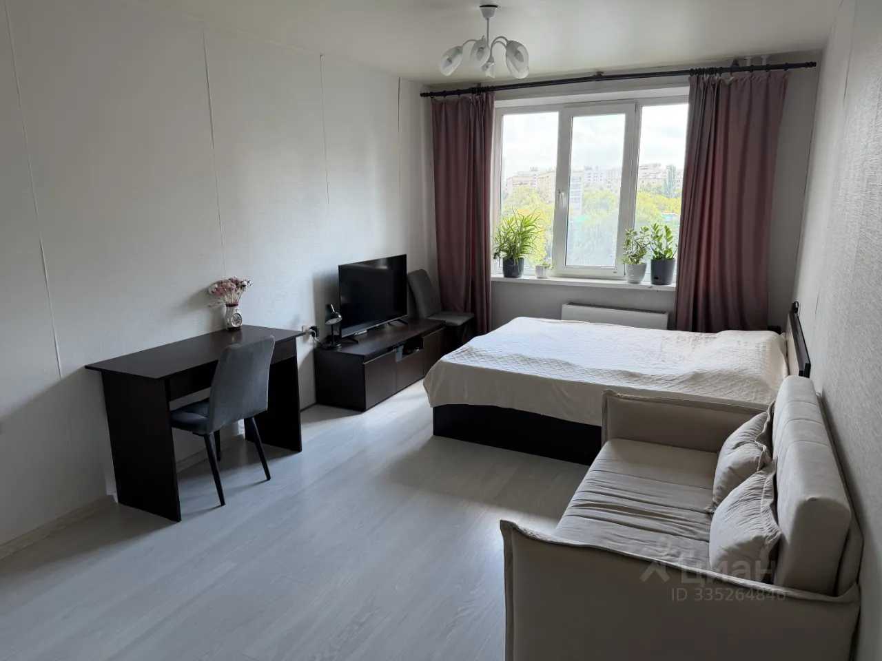 1-комнатная квартира, 32,7 м²