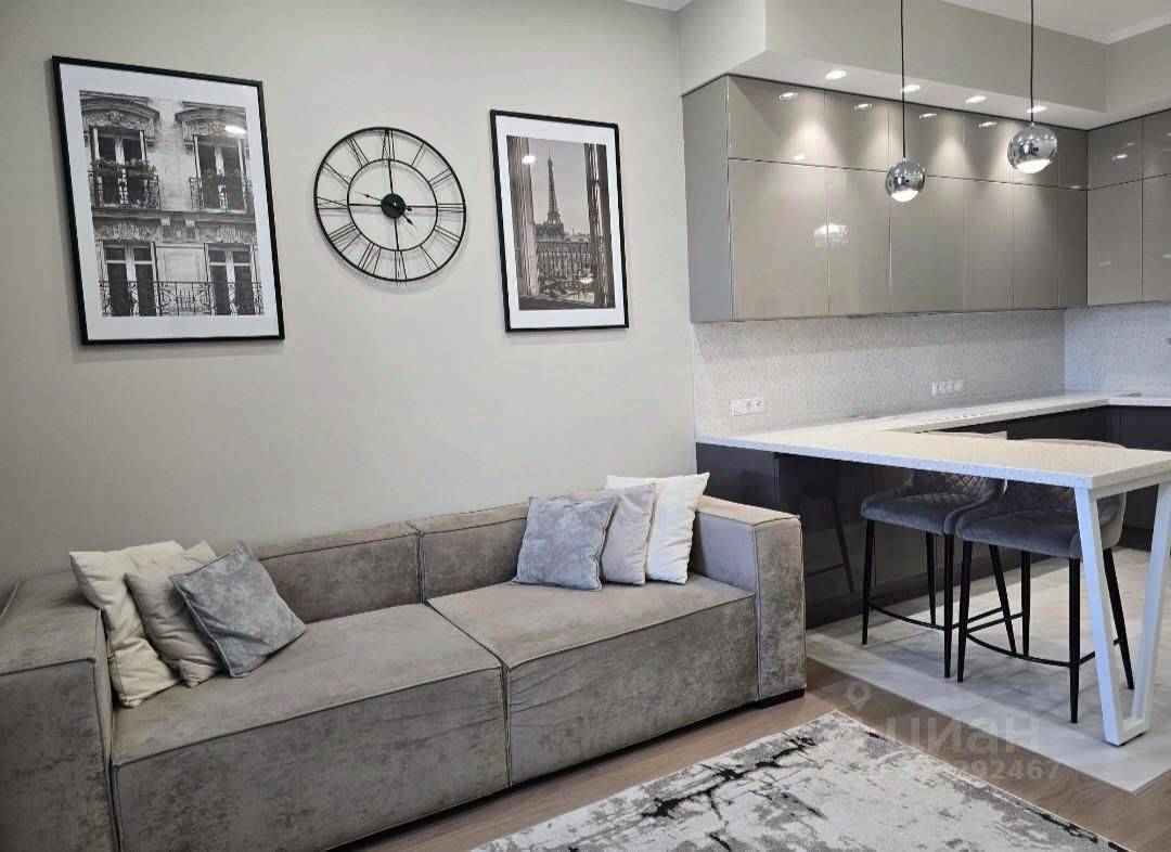 1-комнатная квартира, 57,6 м² — фотография 2