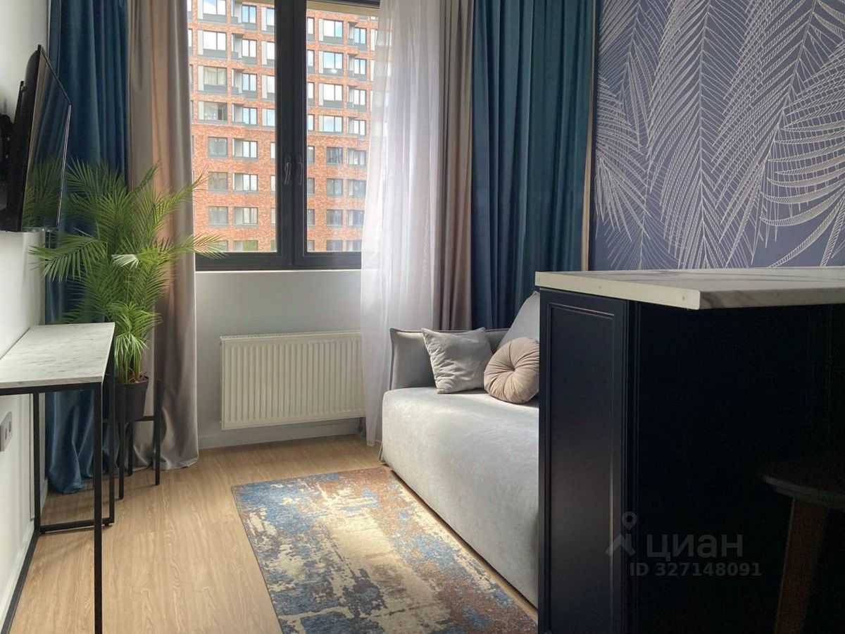 1-комнатная квартира, 19 м²