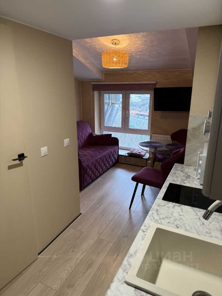 1-комнатная квартира, 19 м²