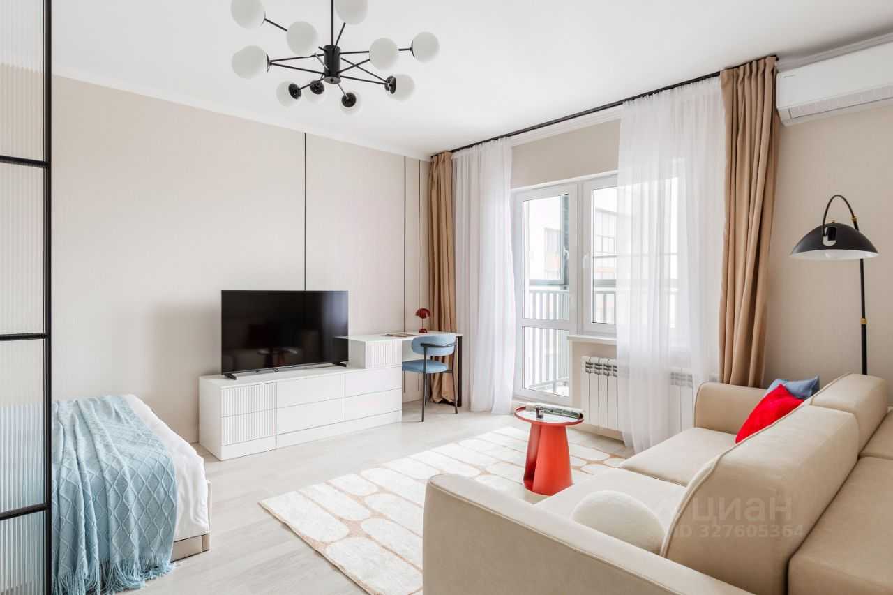 1-комнатная квартира, 40 м² — фотография 2