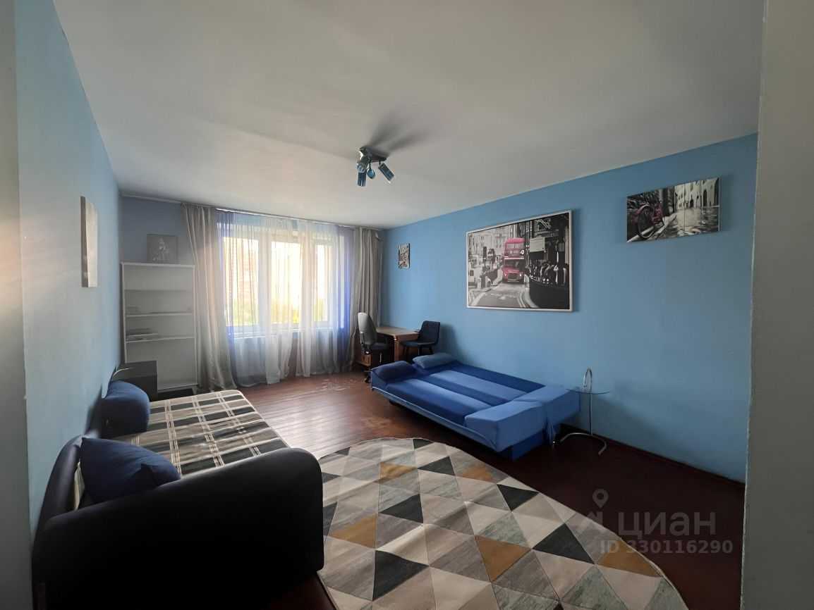 1-комнатная квартира, 35,5 м²