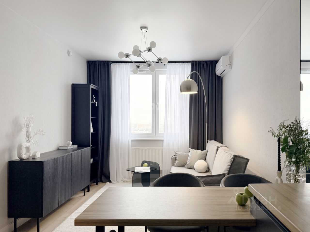 1-комнатная квартира, 40,7 м² — фотография 2