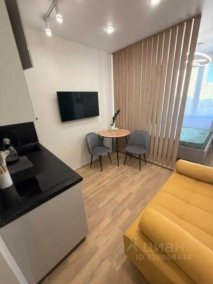 1-комнатная квартира, 21,5 м²