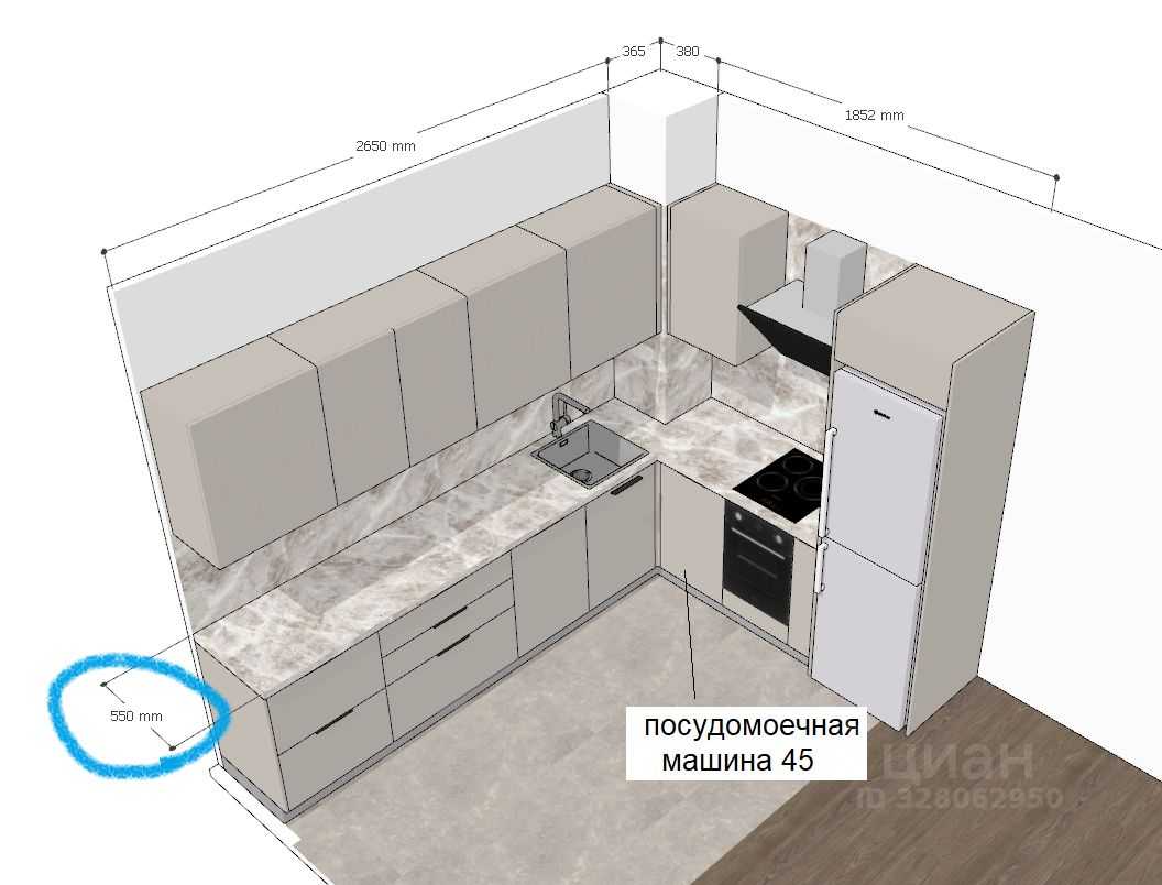 1-комнатная квартира, 39,7 м² — фотография 3