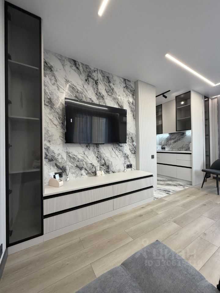 1-комнатная квартира, 42,3 м²