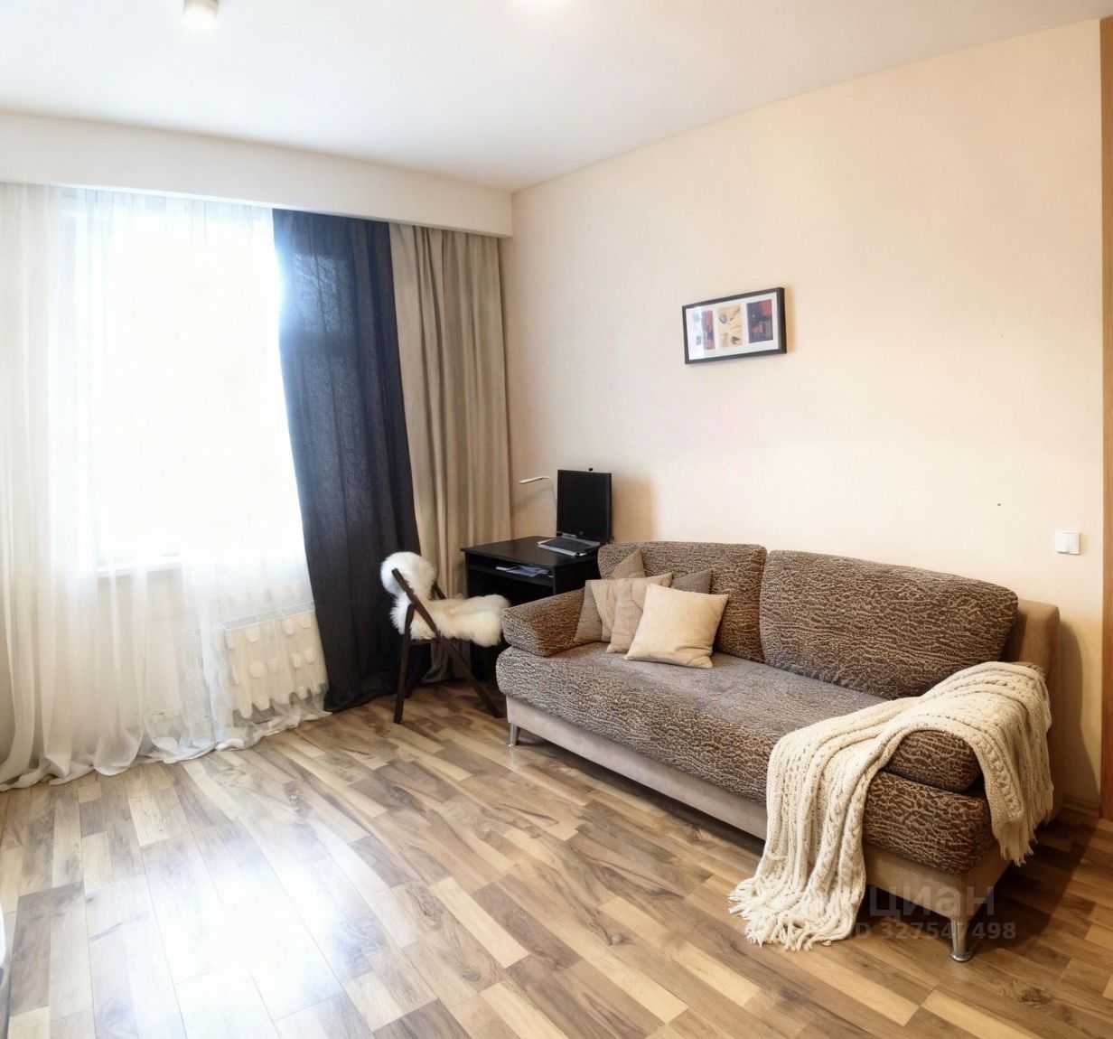 1-комнатная квартира, 39 м² — фотография 2