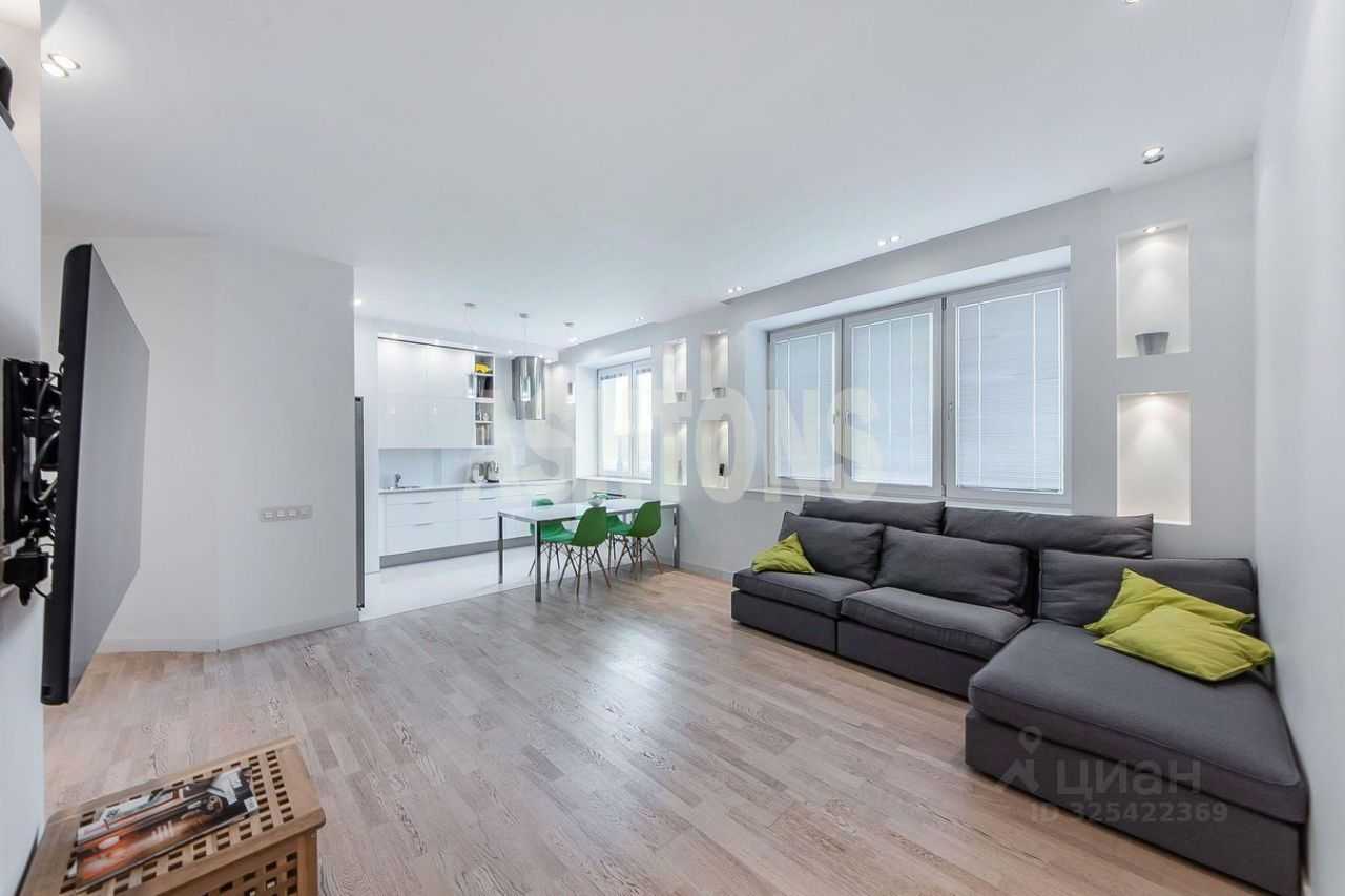 3-комнатная квартира, 90 м²