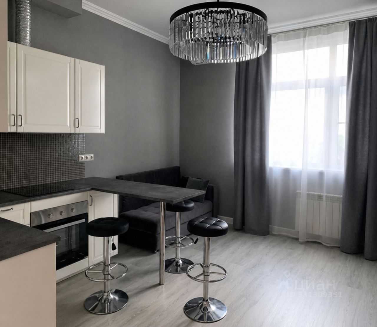 1-комнатная квартира, 57 м²
