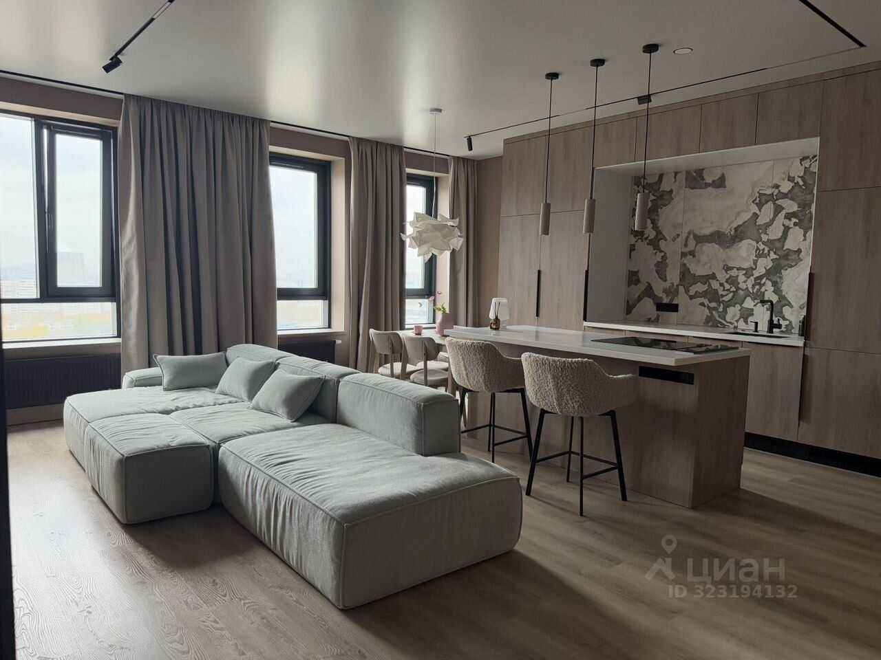 2-комнатная квартира, 70 м²
