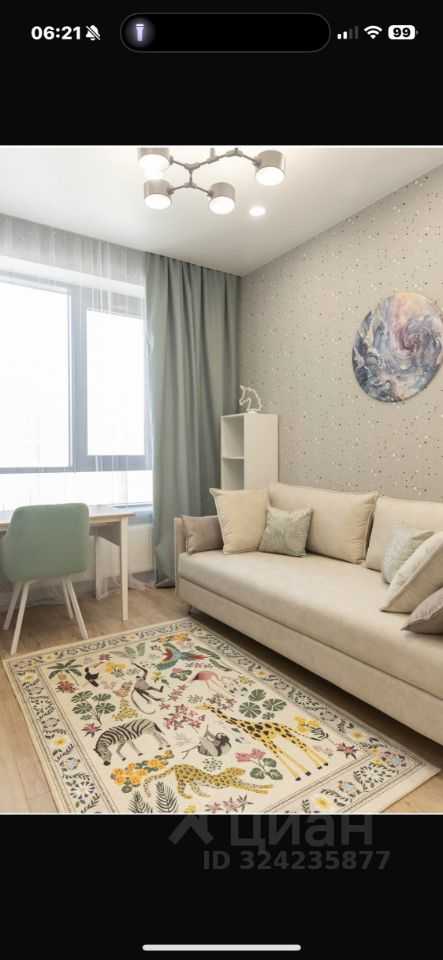 2-комнатная квартира, 67 м² — фотография 3