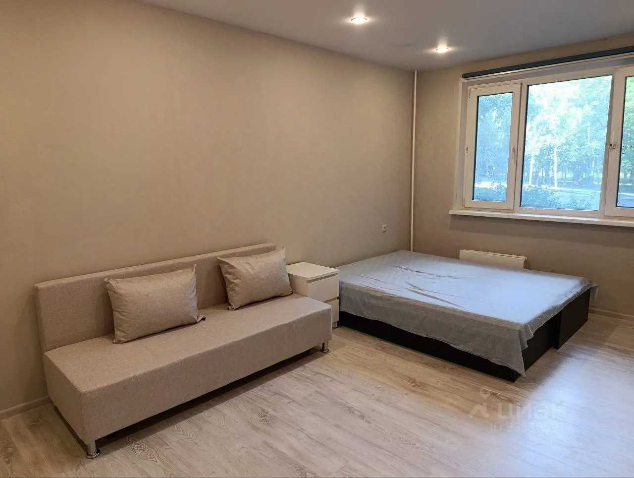1-комнатная квартира, 37,6 м²