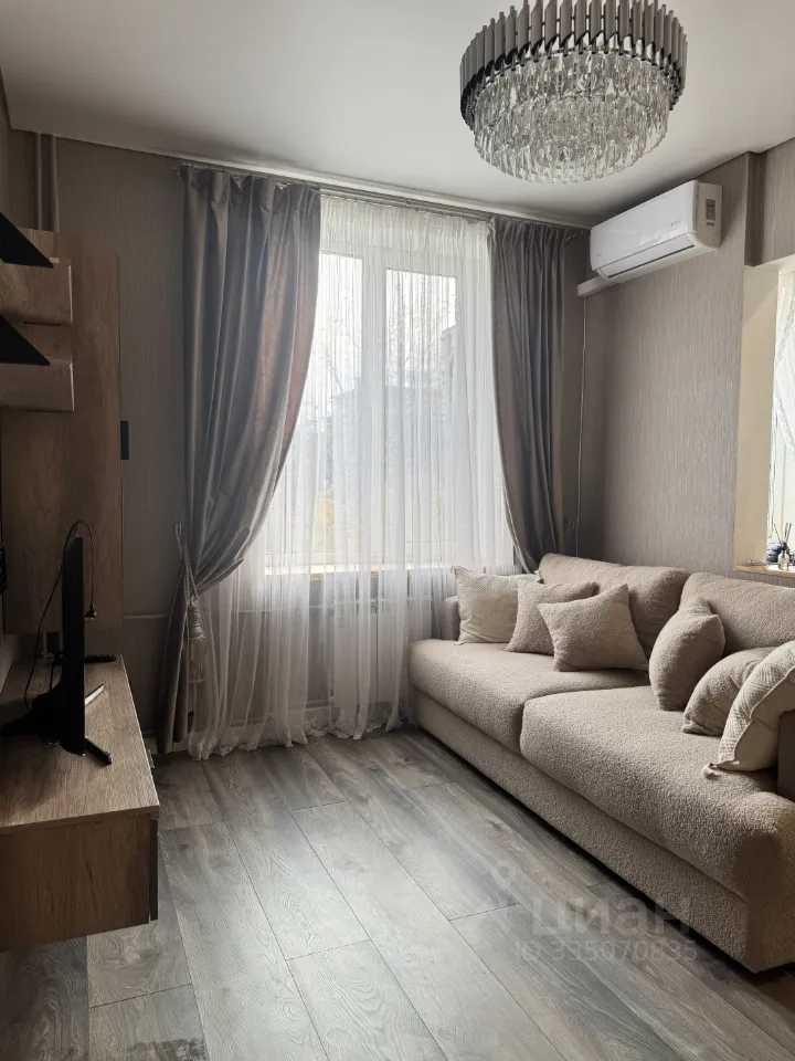 1-комнатная квартира, 33,5 м²