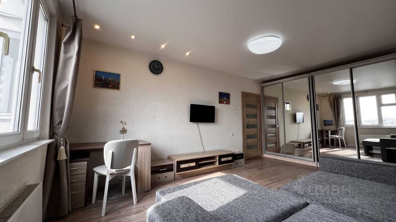 1-комнатная квартира, 38,1 м²