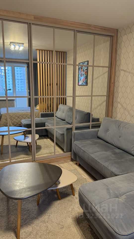 1-комнатная квартира, 38 м²