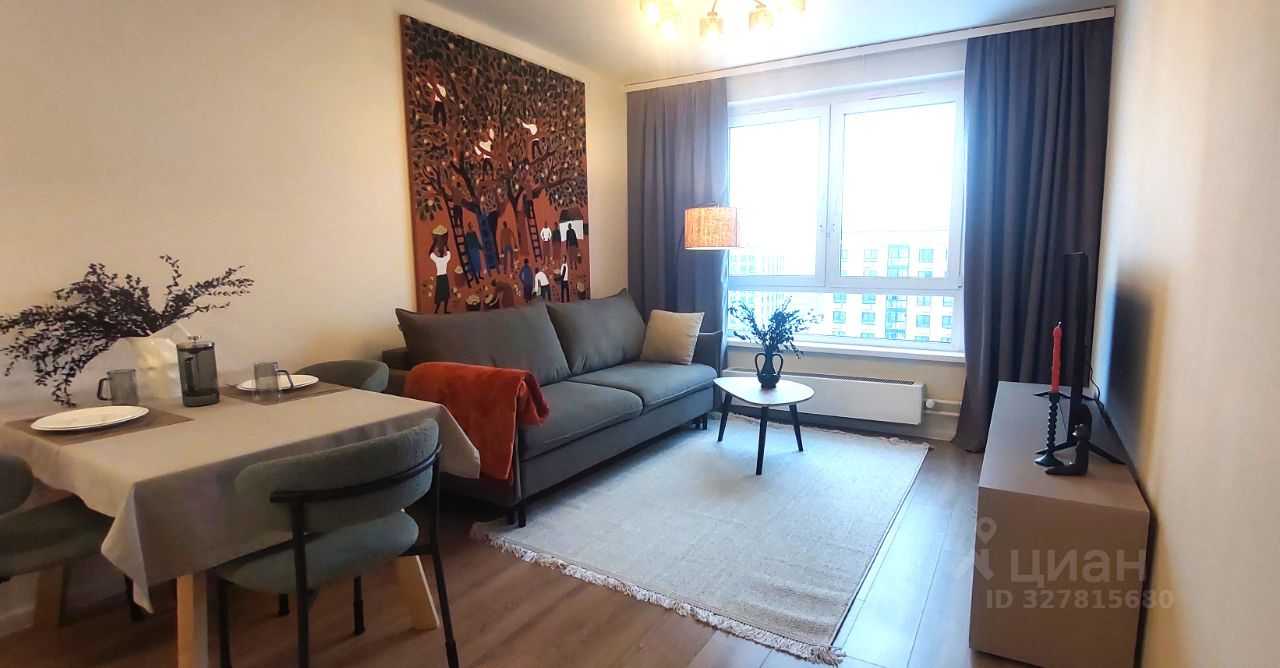 1-комнатная квартира, 52 м² — фотография 2