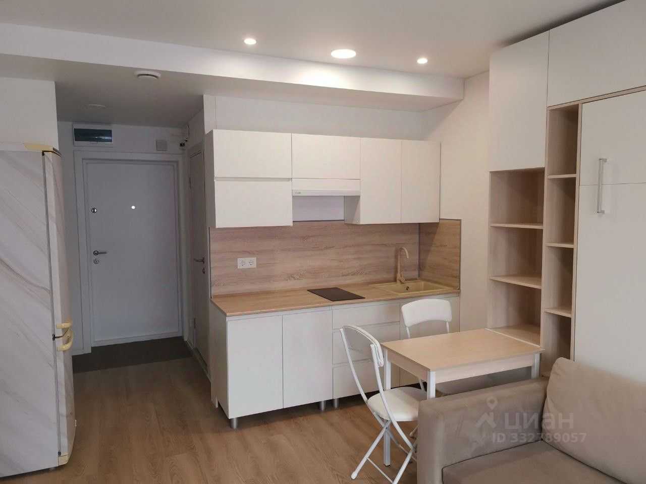 1-комнатная квартира, 23,6 м²
