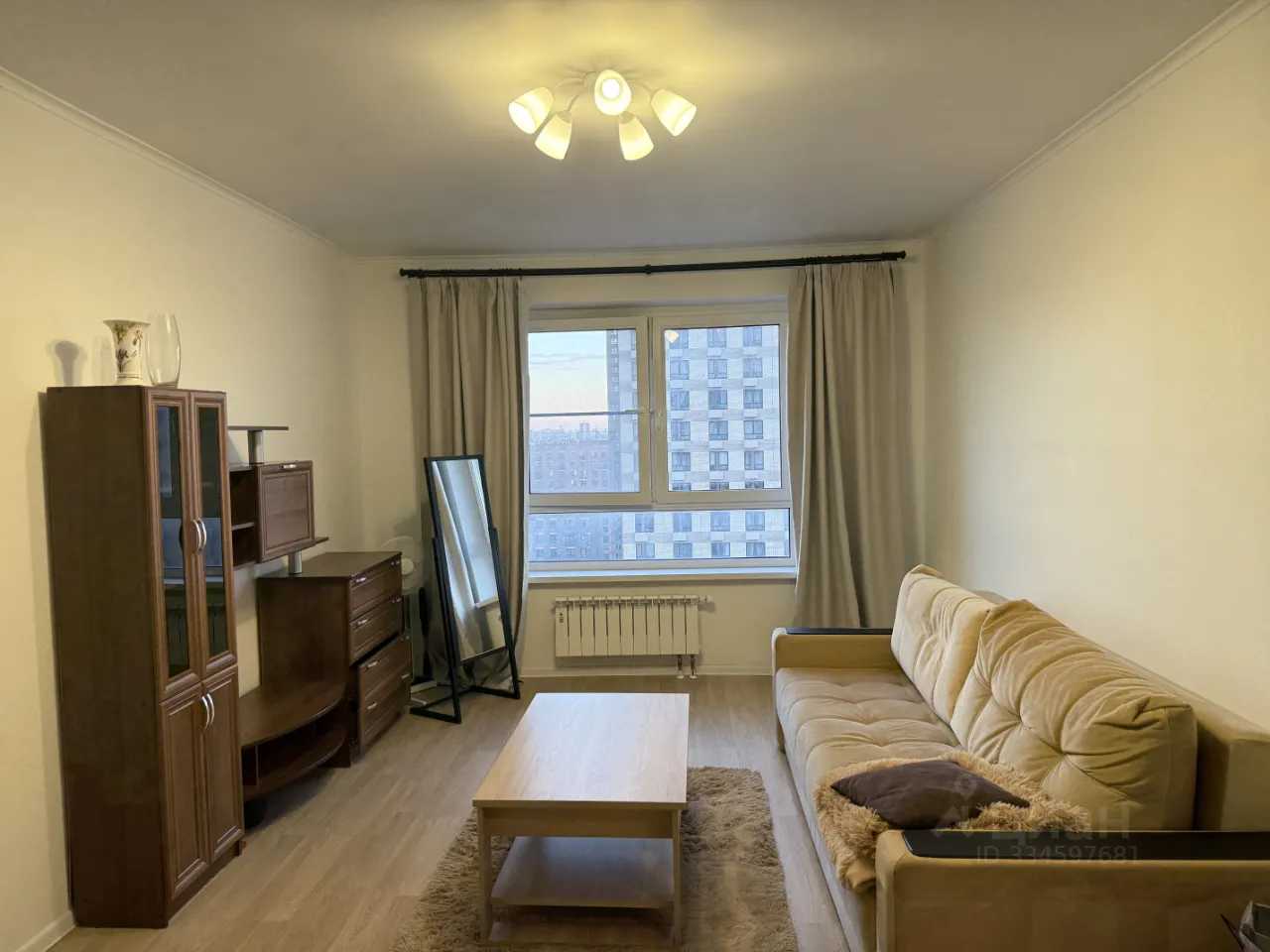 1-комнатная квартира, 40 м²