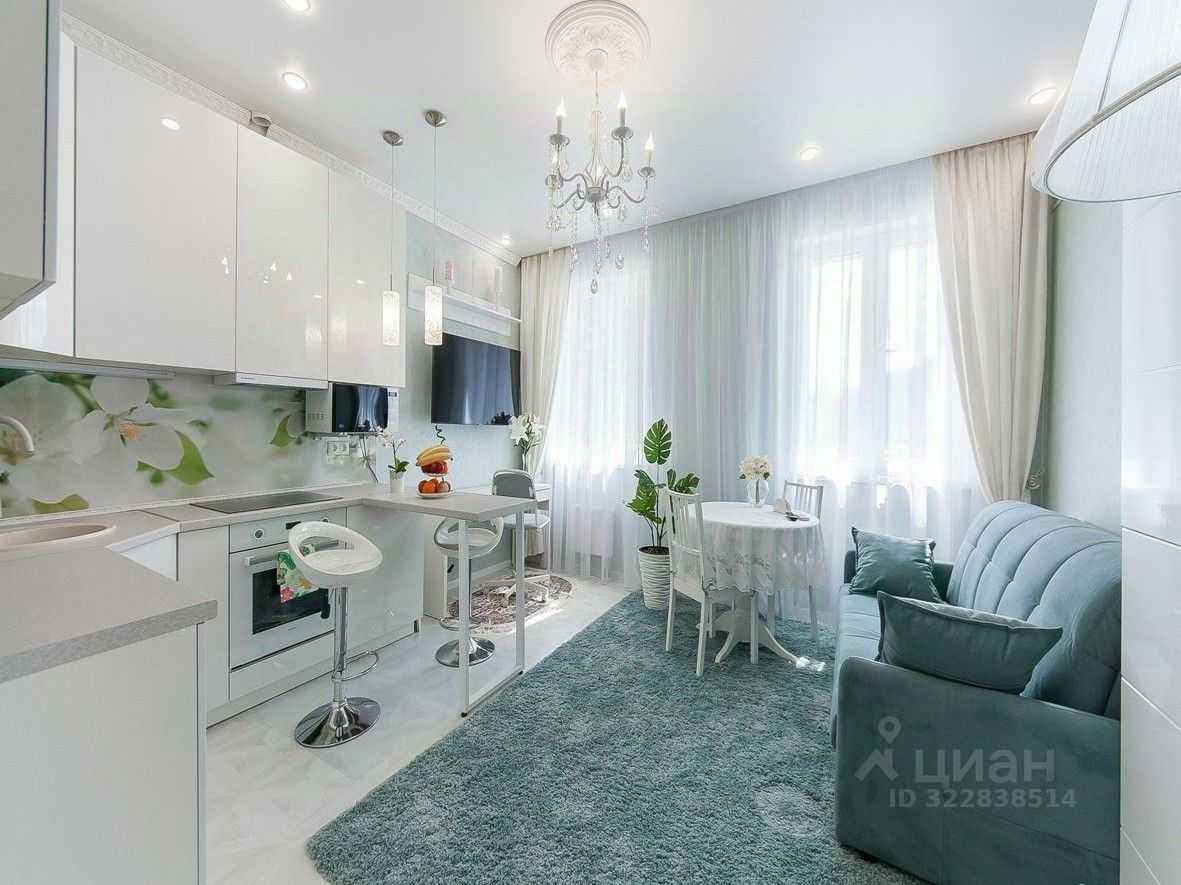 1-комнатная квартира, 35 м² — фотография 2