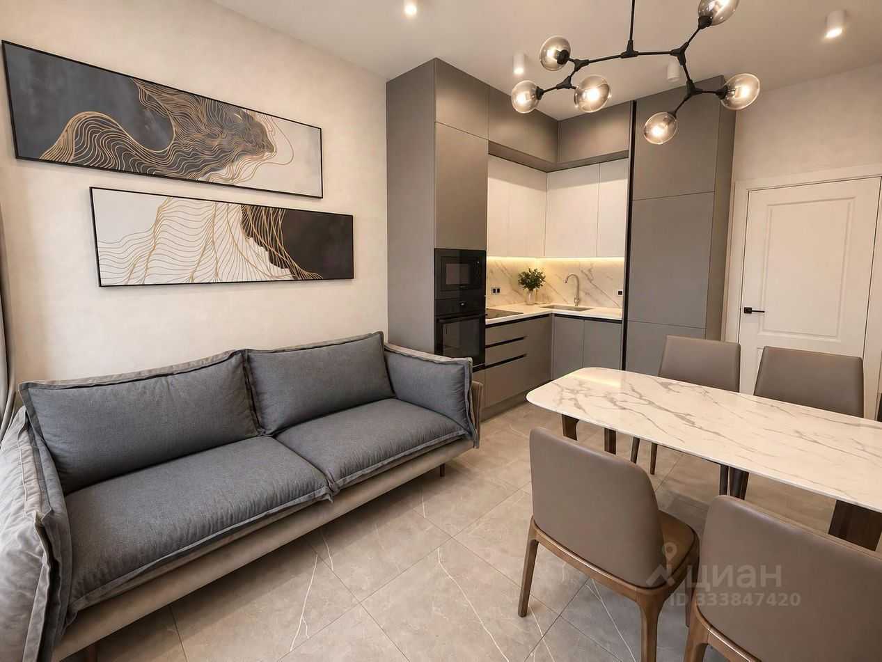1-комнатная квартира, 44 м²