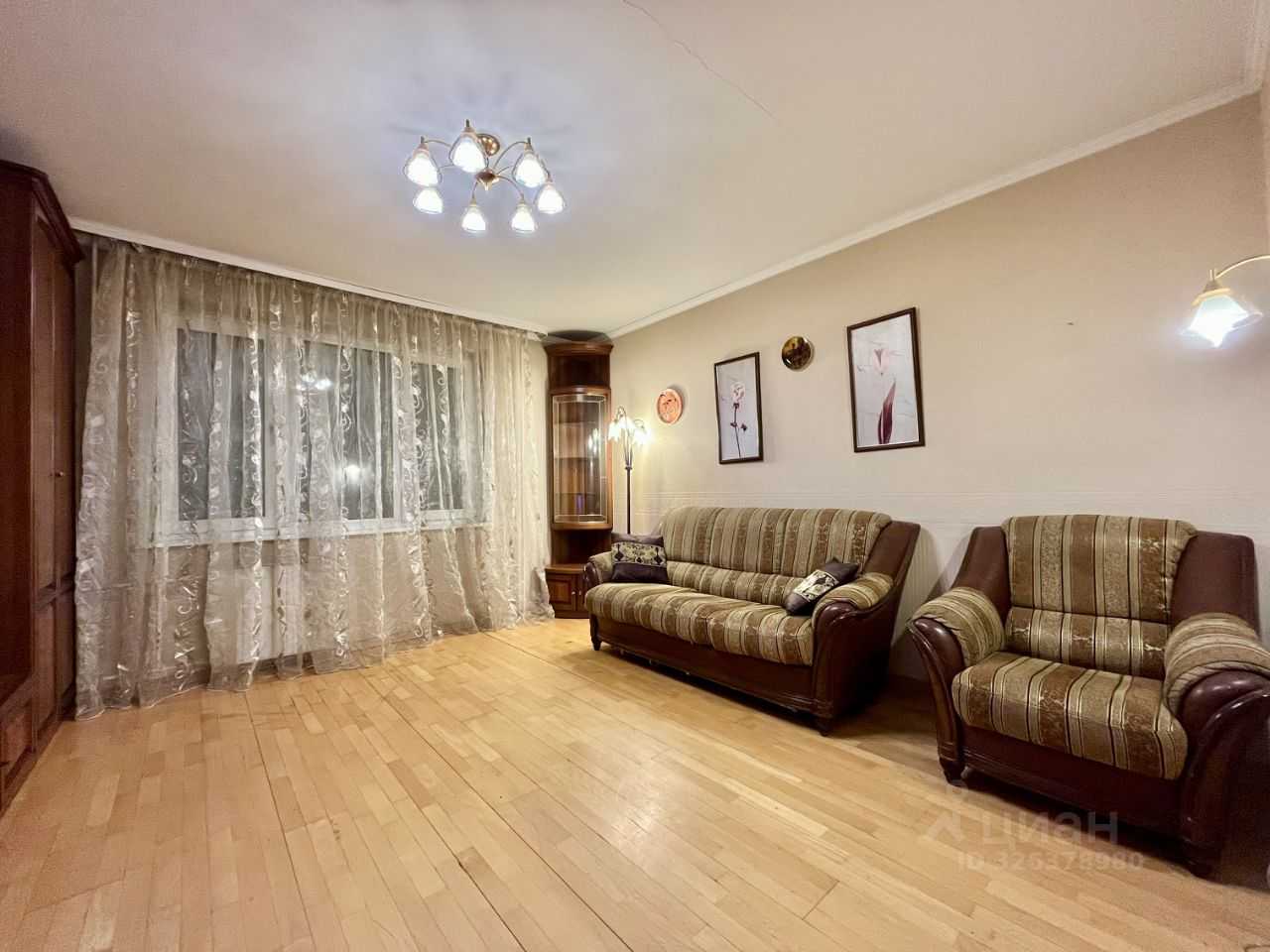 2-комнатная квартира, 55 м²