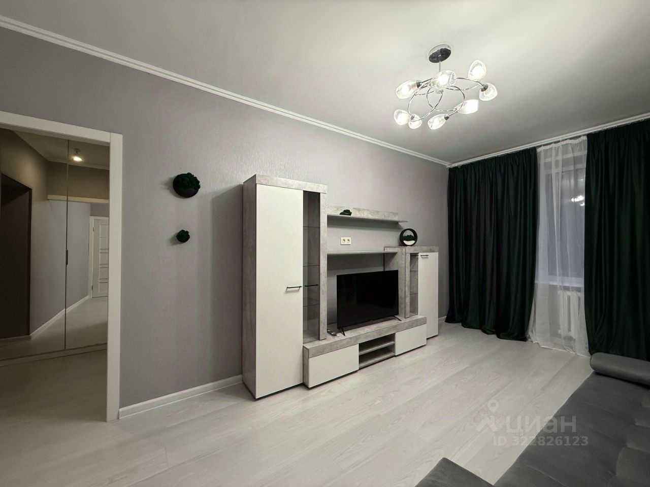 3-комнатная квартира, 55 м²