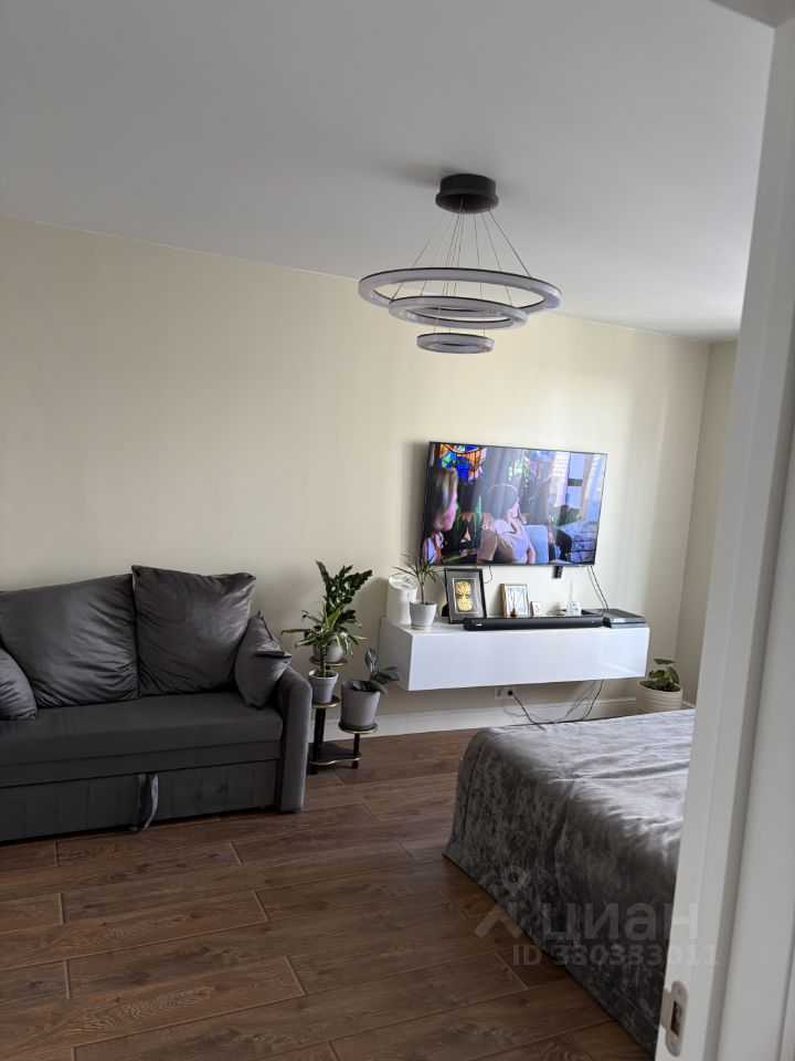 1-комнатная квартира, 37,1 м²