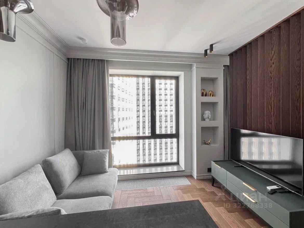 1-комнатная квартира, 35 м²