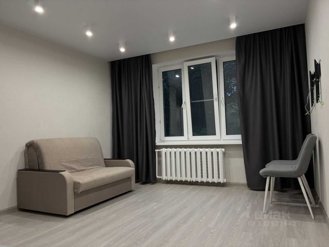 1-комнатная квартира, 35,2 м²