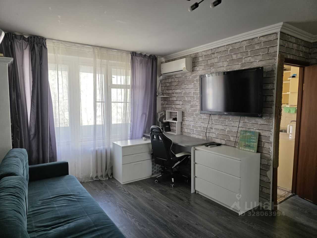 1-комнатная квартира, 33 м²